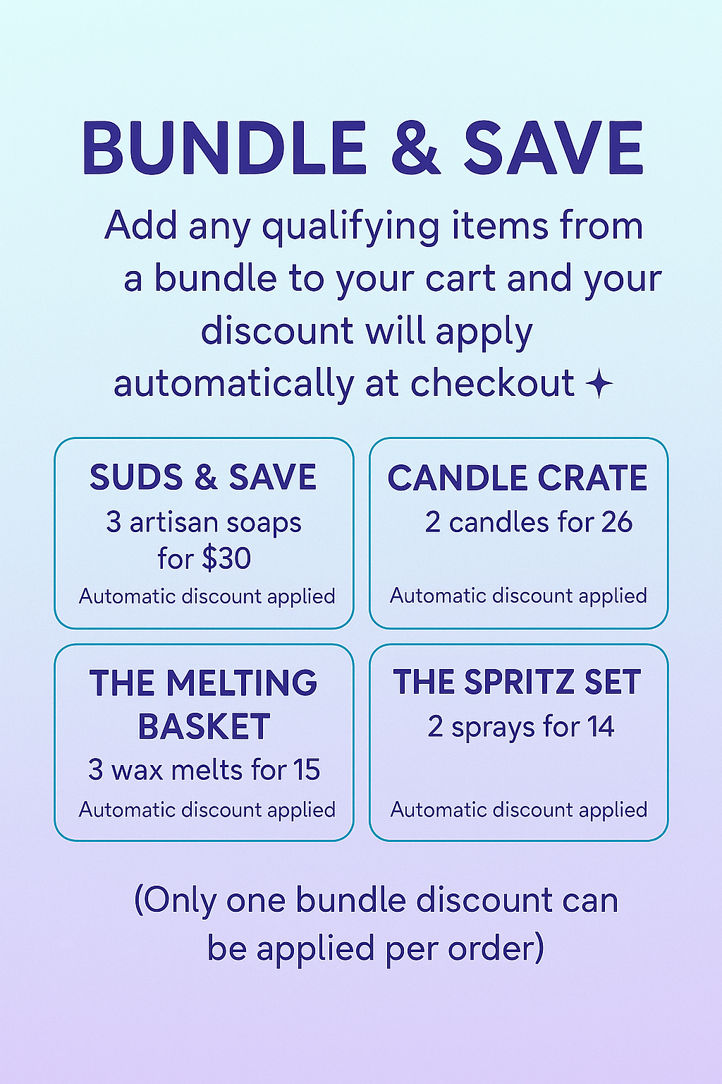 Bundle and Save