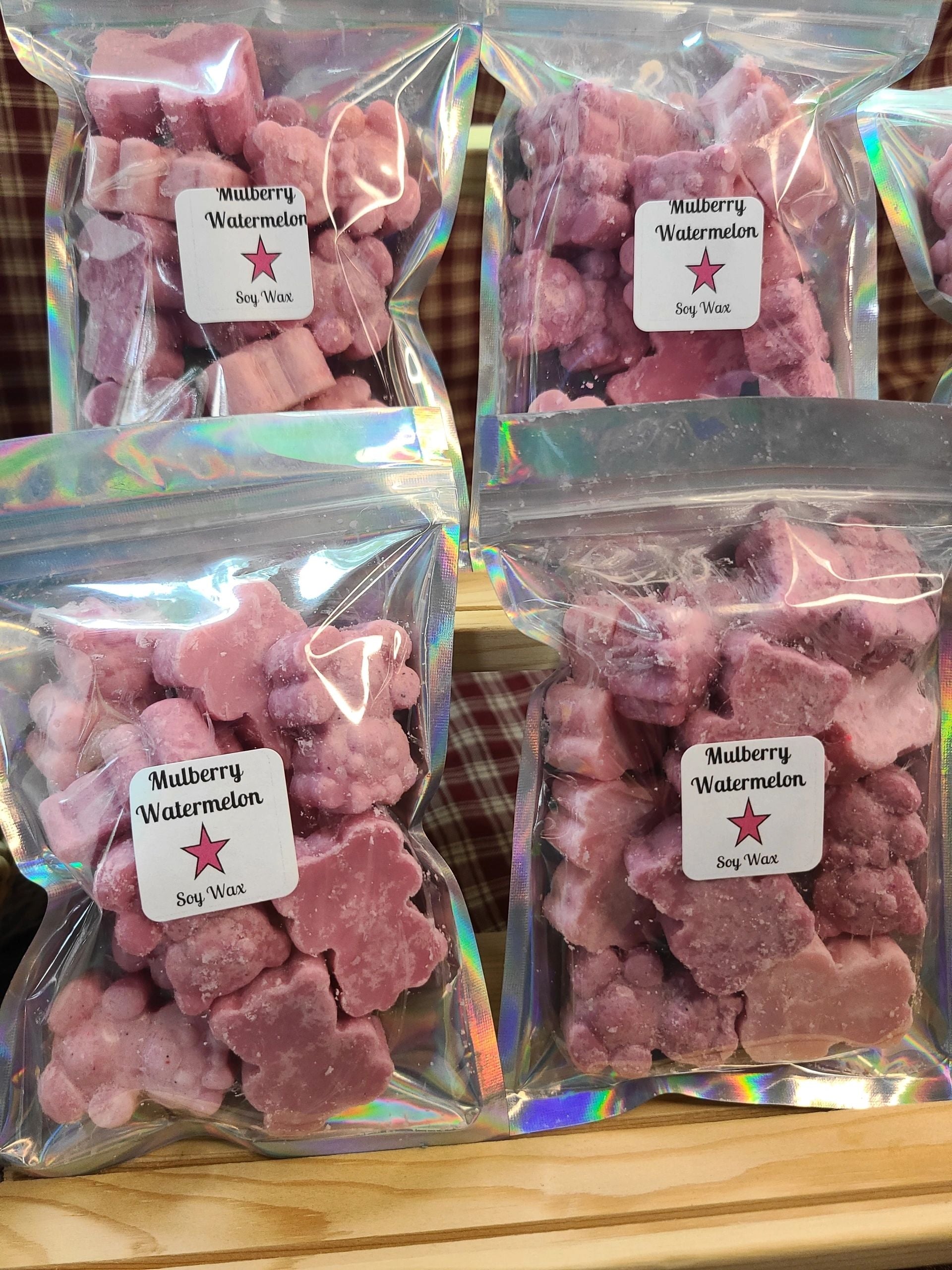 Mulberry Watermelon Bears | Soy Wax Melts - Reid Street Soap Co, LLC