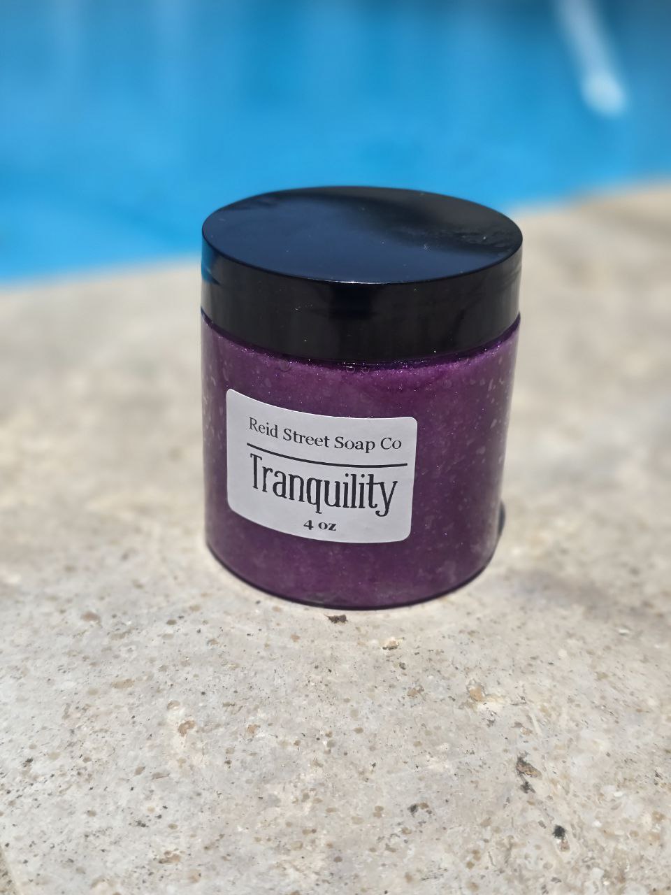 Tranquility Sugar Scrub 4oz - Exfoliating, Moisturizing, Glowing