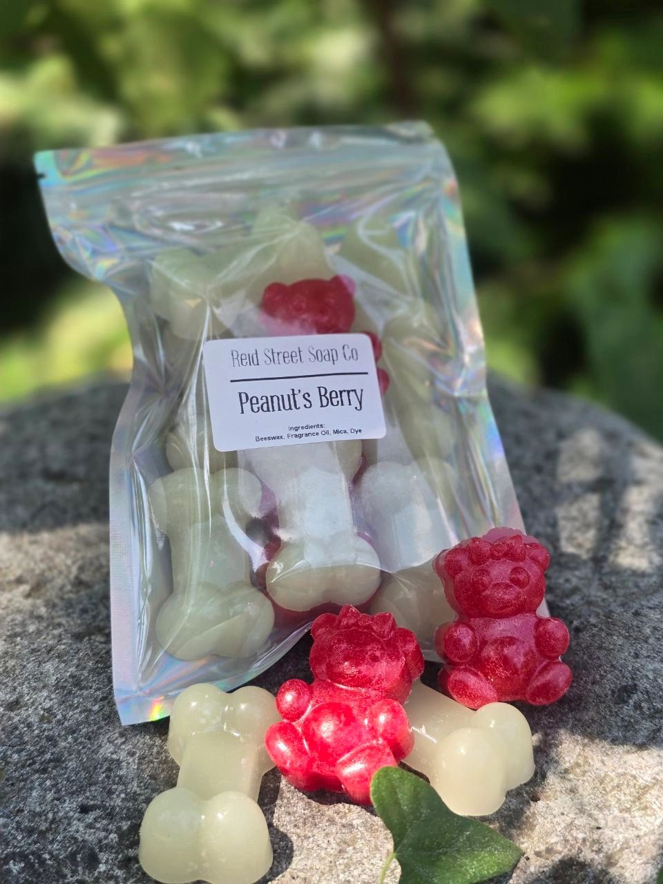 Peanut's Berry Beeswax Dog Friendly Wax Melts - Reid Street Soap Co, LLC