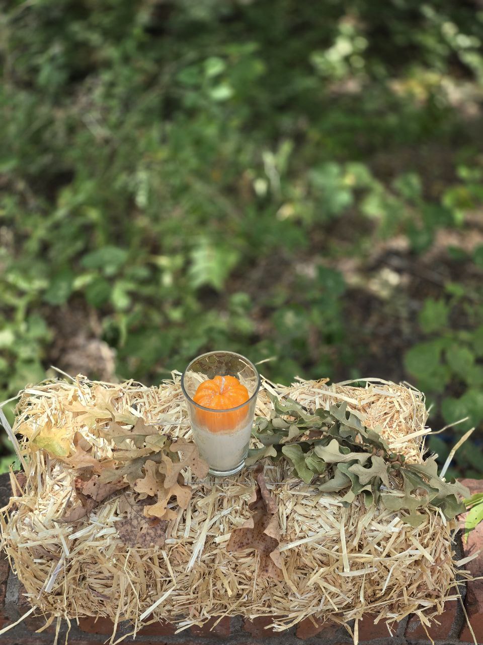 Country Pumpkin Spice Candle | Cozy Autumn Scent in Handcrafted Glass