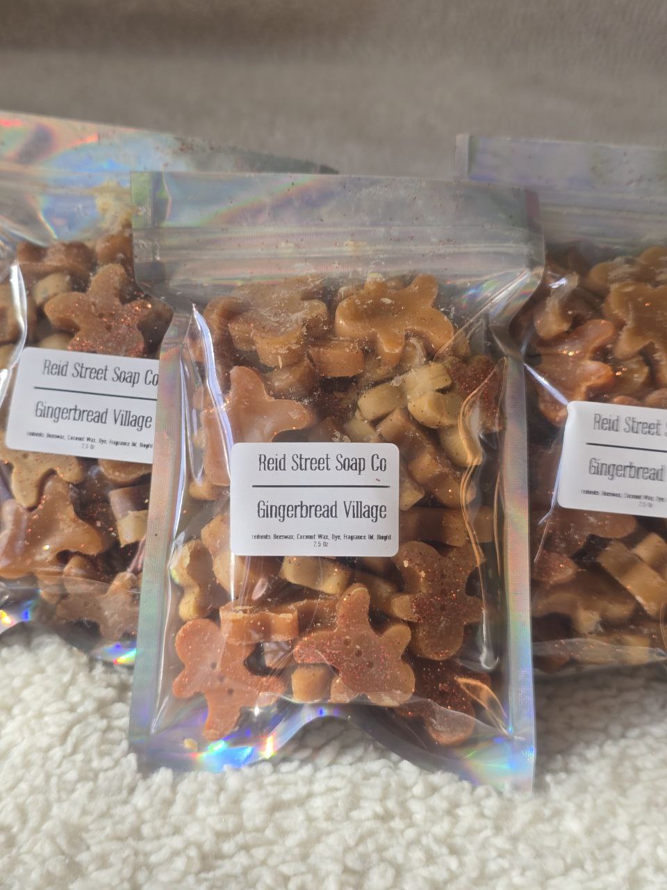 Gingerbread Village Wax Melts | Spiced Holiday Aroma & Festive Cheer