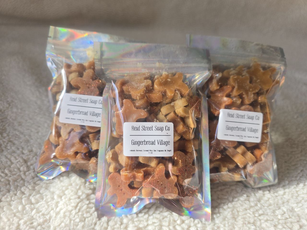 Gingerbread Village Wax Melts | Spiced Holiday Aroma & Festive Cheer