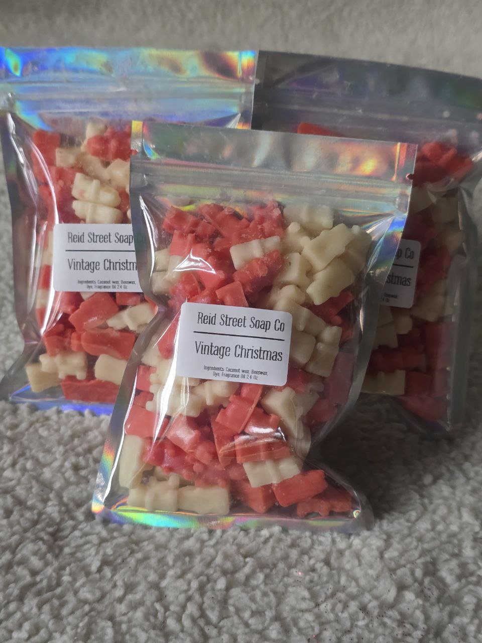 Vintage Christmas Wax Melts | Holiday Berry & Winter Spice