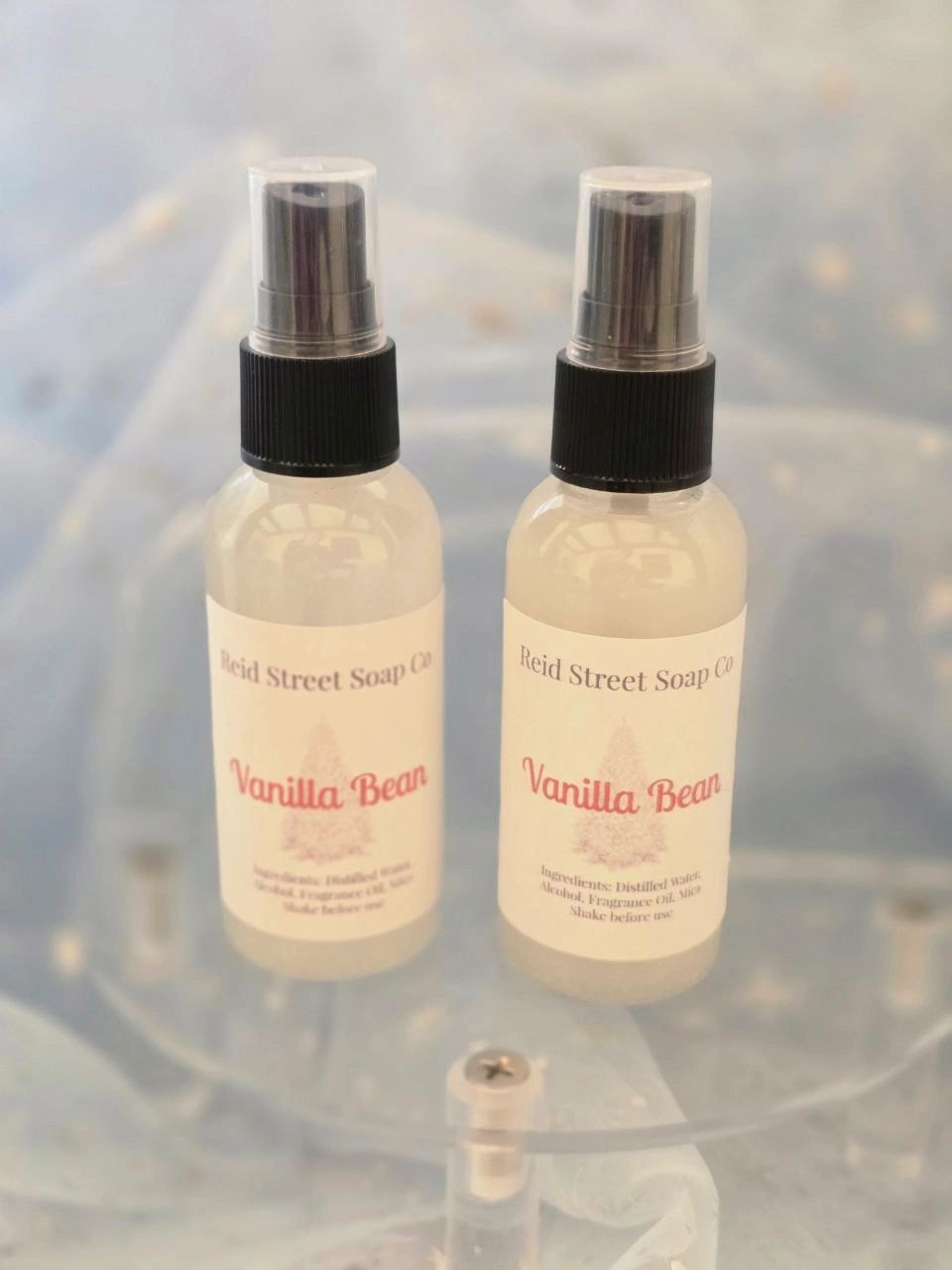 Vanilla Bean Snowglobe Body Spray - Reid Street Soap Co, LLC