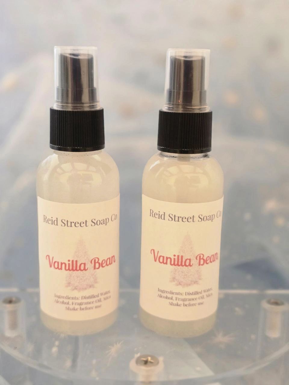 Vanilla Bean Snowglobe Body Spray - Reid Street Soap Co, LLC