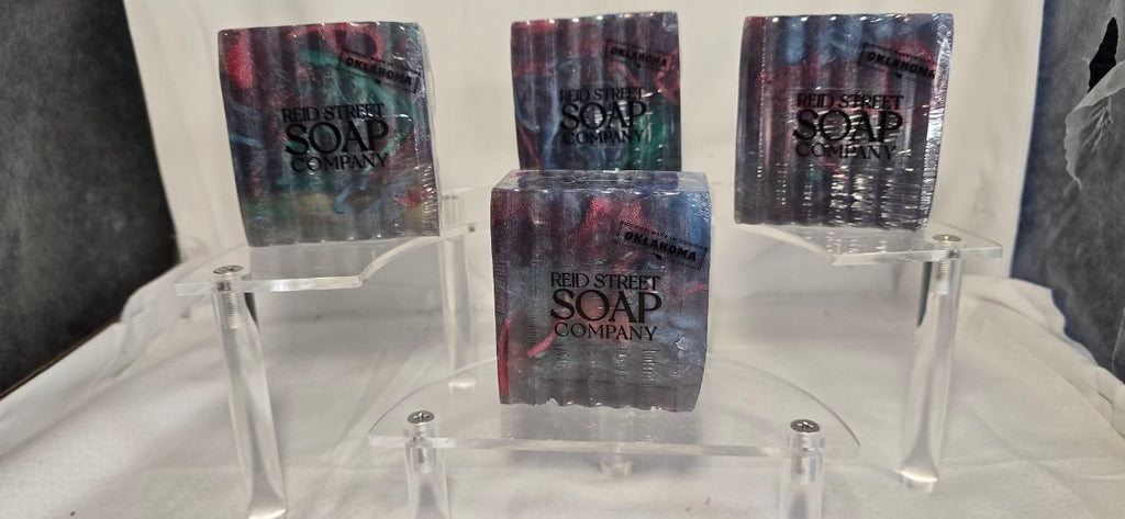 Starlit Backroads Artisan Soap – Limited Edition | Soft Fruits Scent | Handmade 5 oz | Bioglitter | Paraben & Phthalate Free