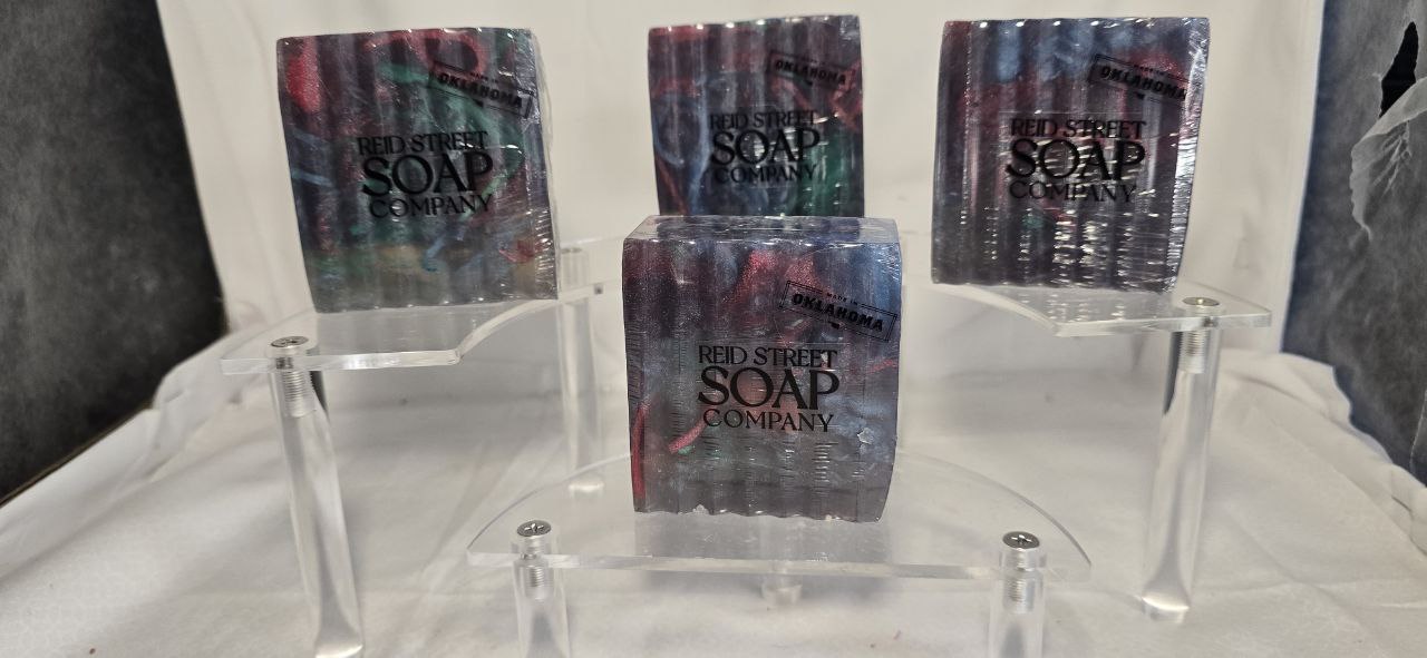 Starlit Backroads Artisan Soap – Limited Edition | Soft Fruits Scent | Handmade 5 oz | Bioglitter | Paraben & Phthalate Free