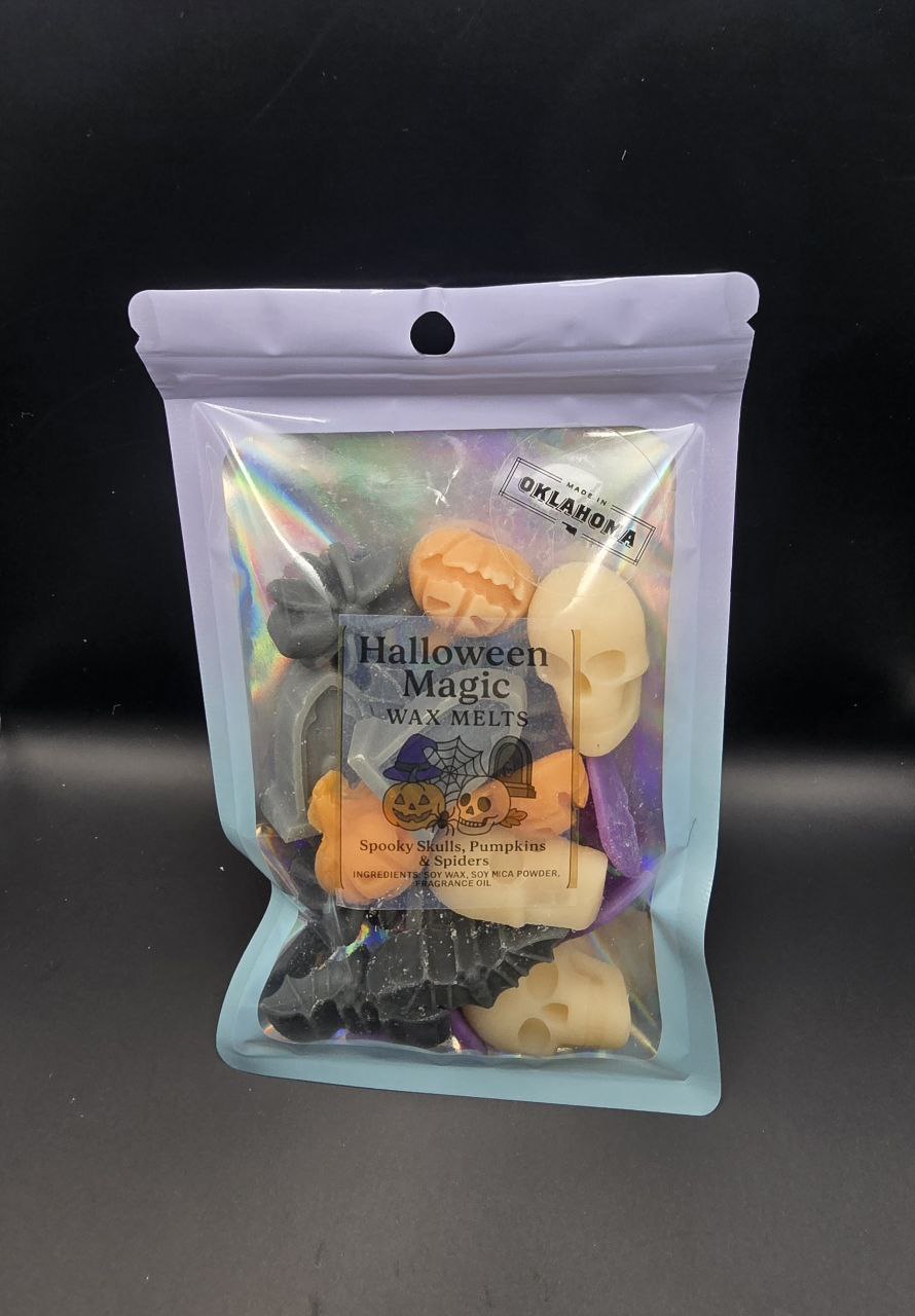 Halloween Magic Wax Melts – Spooky Skulls, Pumpkins & Spiders