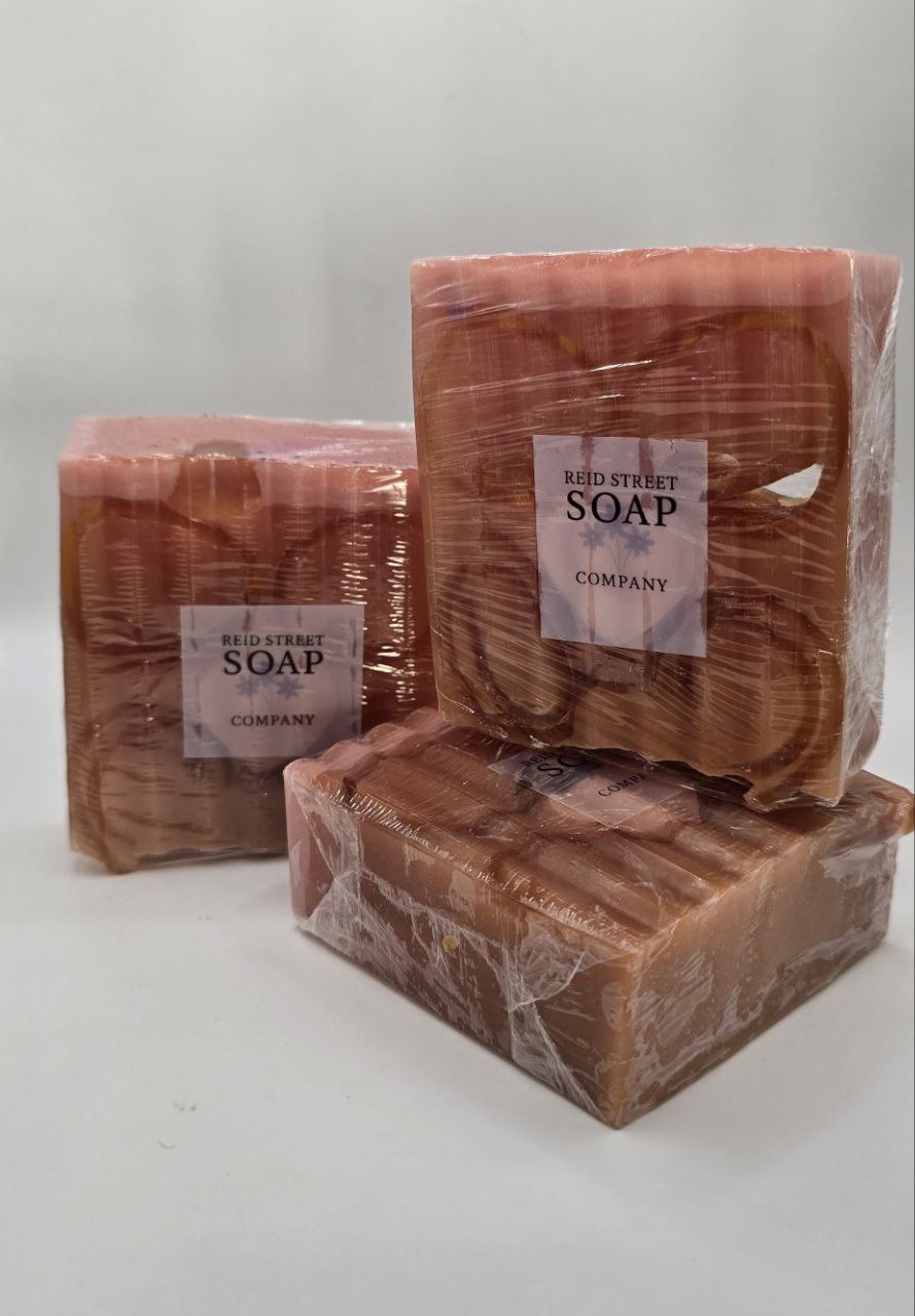 🍓 Strawberry Shortcake Swirl | Shea, Mango & Cocoa Butter Soap