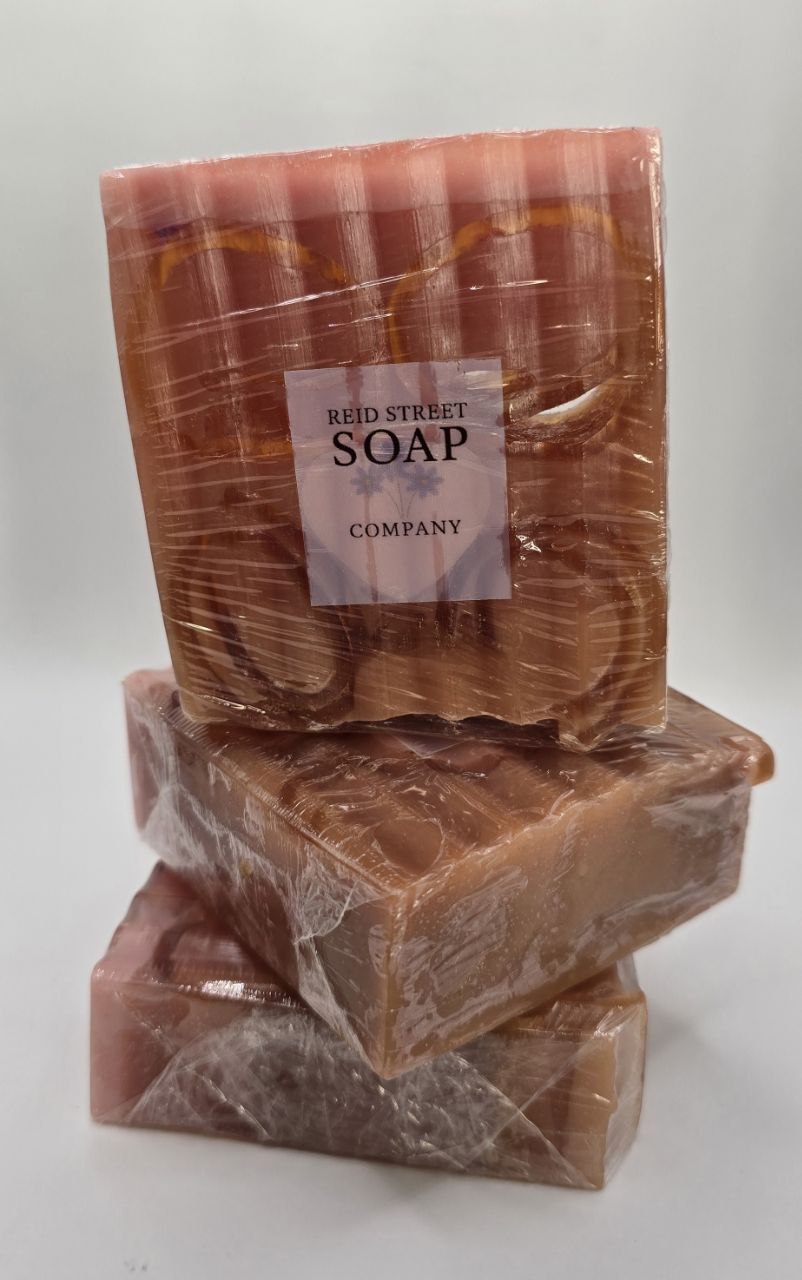 🍓 Strawberry Shortcake Swirl | Shea, Mango & Cocoa Butter Soap