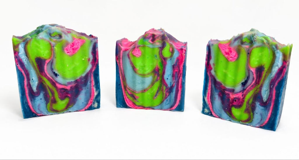 Neon Punch Tallow Soap | Fruit Citrus Vanilla Scent Bar