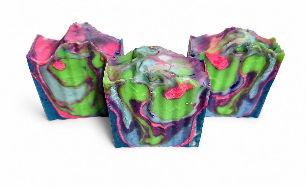 Neon Punch Tallow Soap | Fruit Citrus Vanilla Scent Bar