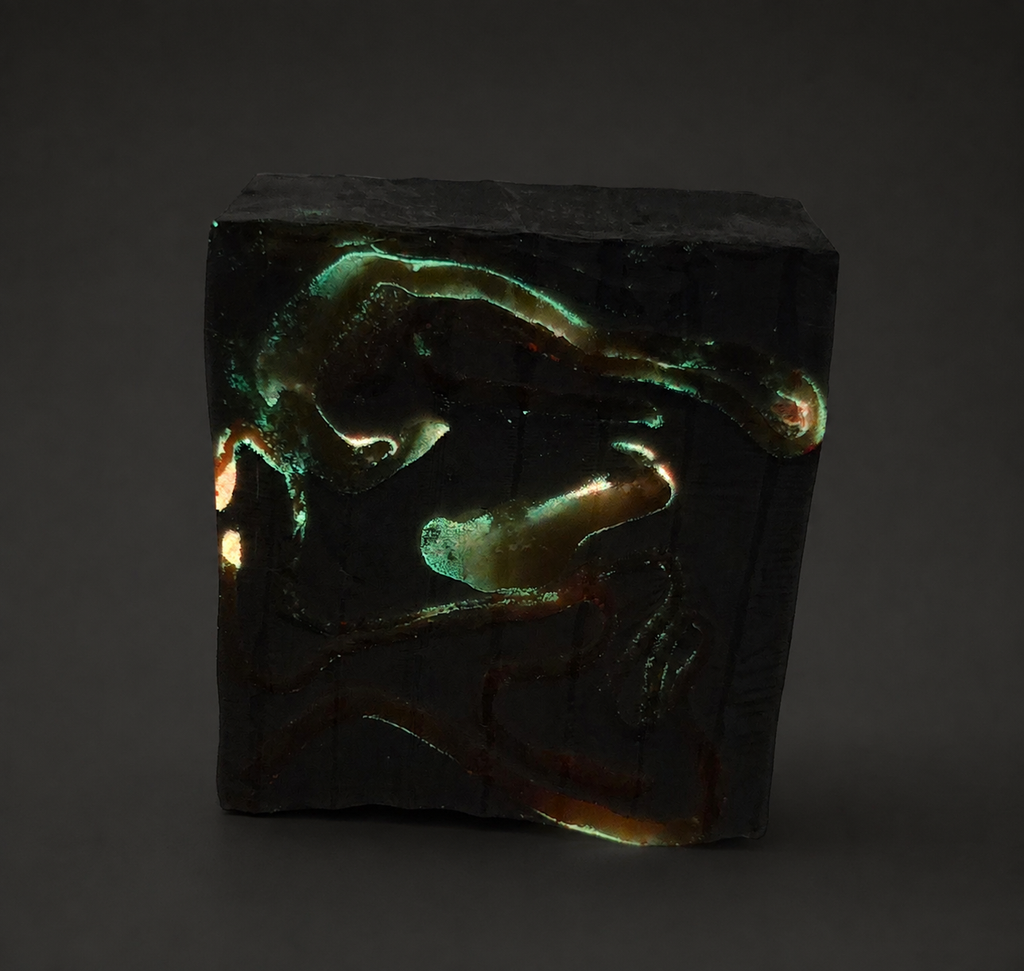 Alpine Ember Soap | Activated Bamboo Charcoal + Glow Pigment