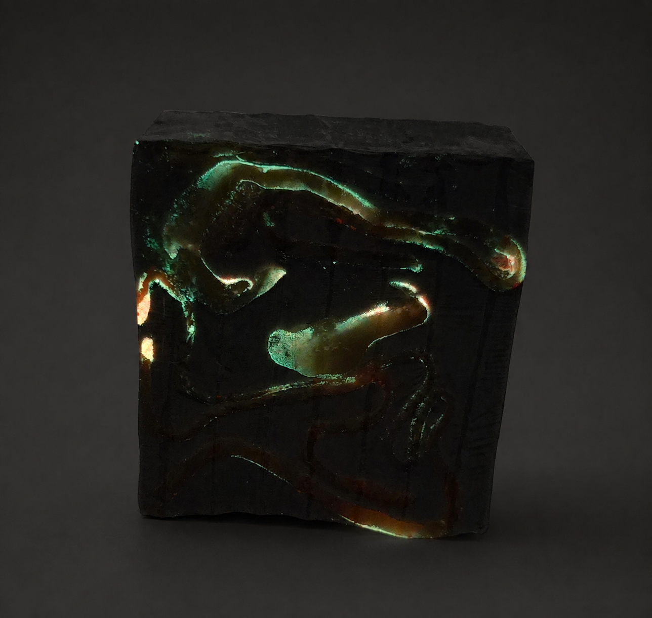 Alpine Ember Soap | Activated Bamboo Charcoal + Glow Pigment