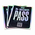 N-Word Pass Sticker