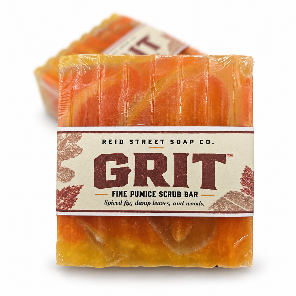 Grit Fine Pumice Scrub Bar – Spiced Fig, Pine & Woods